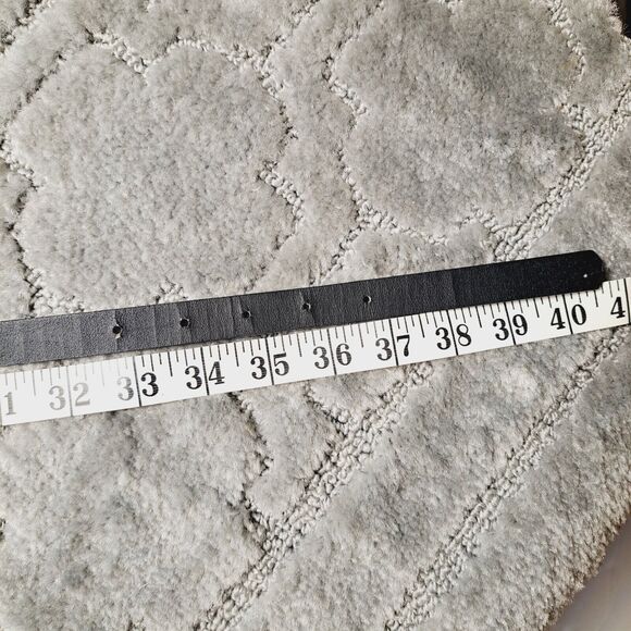 KENNETH COLE REACTION THIN CHEETAH BELT WOMENS SIZE L TURQUOISE BLACK 33-37W - Picture 4 of 8